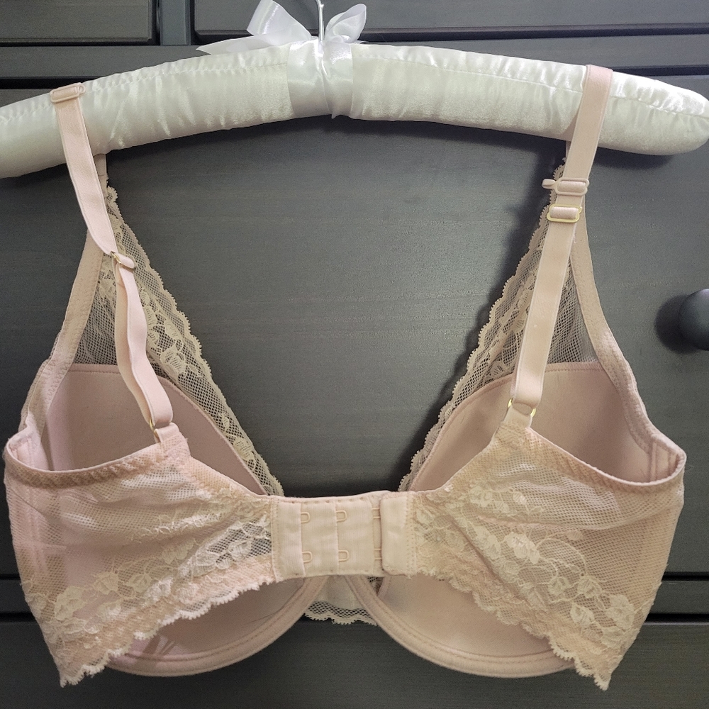NATORI Cherry Blossom Convertible Plunge Lace Bra 30G - Picture 3 of 9